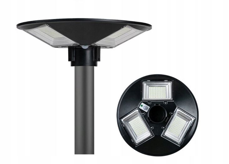 LATARNIA SOLARNA LAMPA OGRODOWA LED 150W PILOT ERLI Pl