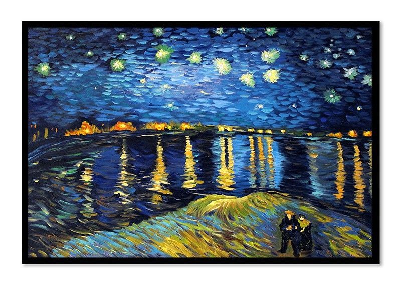 Obraz Olejny R Cznie Malowany Vincent Van Gogh Gwia Dzista Noc Nad