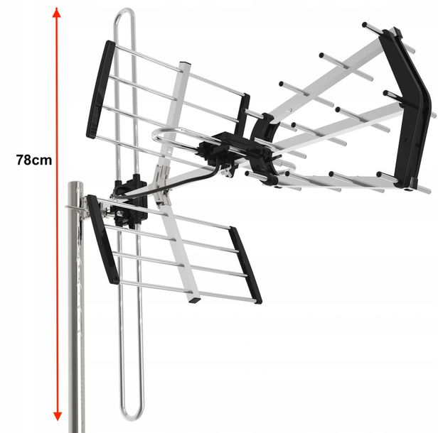 Antena Dvbt T Combo Km Zestaw Tv Kabel M Erli Pl