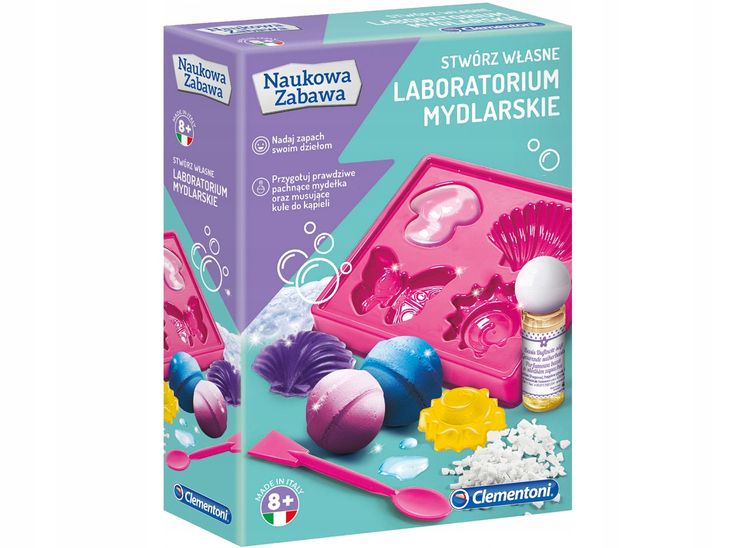 CLEMENTONI Laboratorium MYDLARSKIE Fabryka mydła MYDEŁKA Fabryka