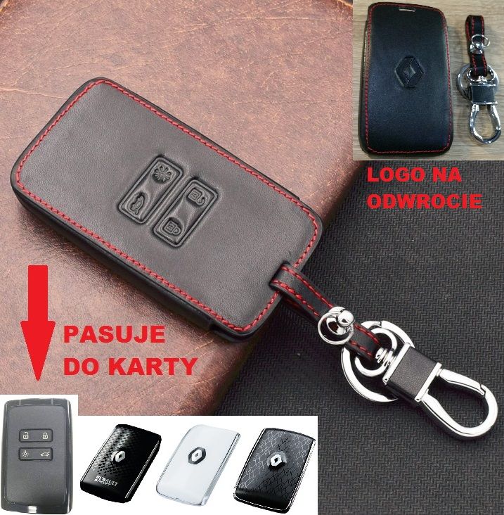 Etui Karta Renault Kadjar Captur Megane Clio Zoe Arkana Espace Scenic