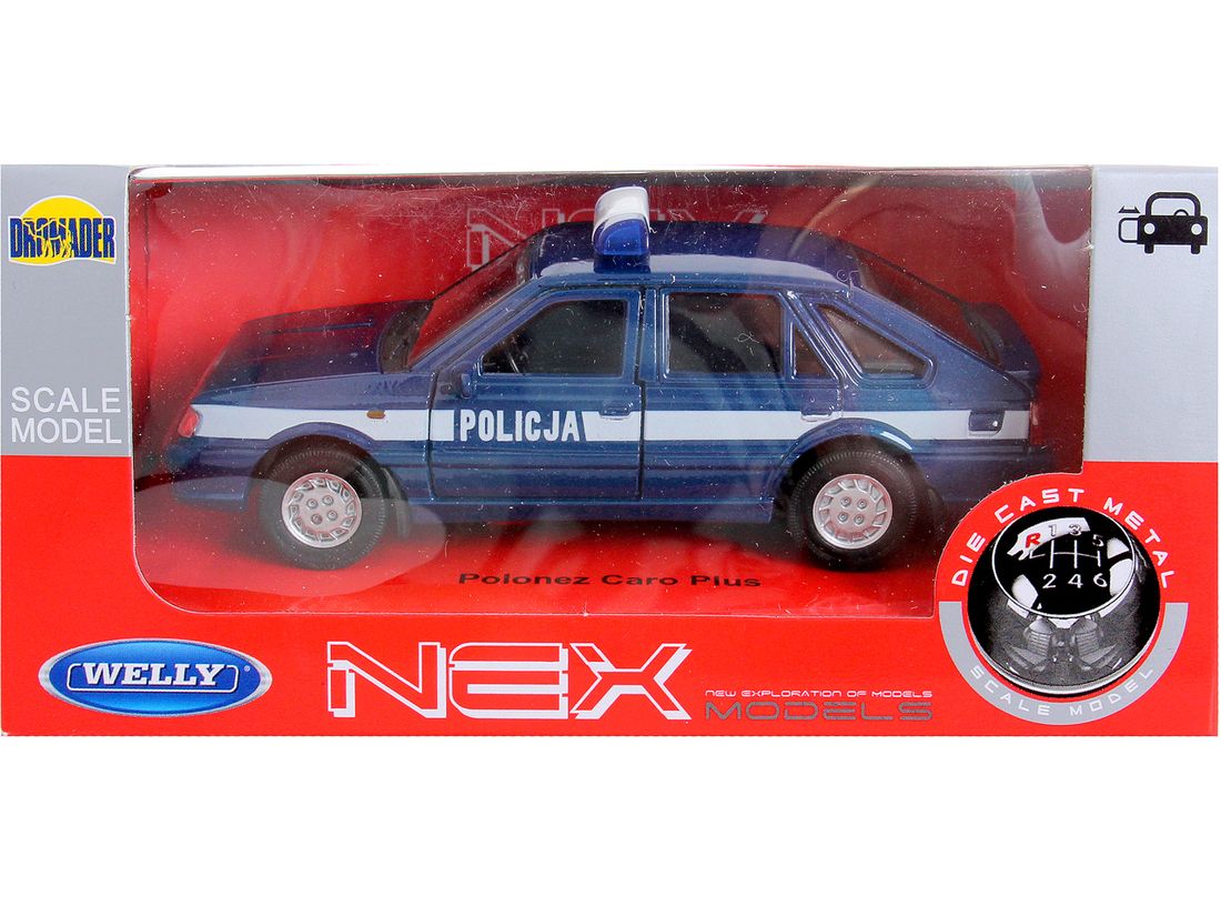 Welly Polonez Caro Plus Policja Model Auto Erli Pl