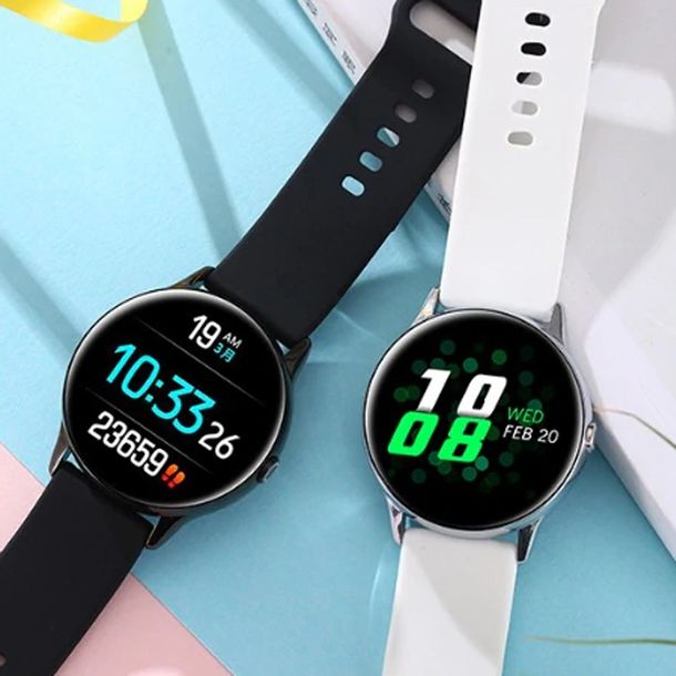 Smartwatch damski RT88 z pomiarem ciśnienia BIAŁY ERLI pl