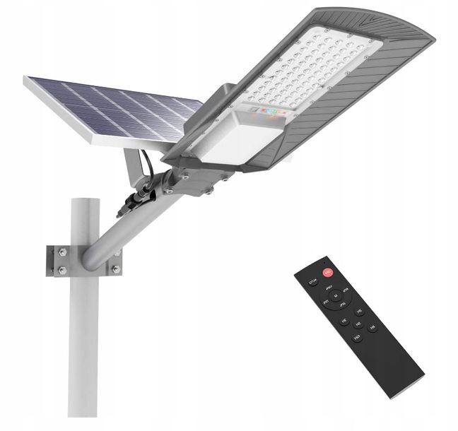 Latarnia Uliczna W Lampa Solarna Panel Uchwyt Erli Pl