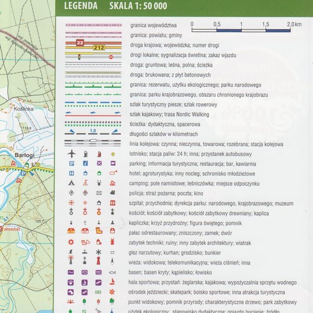 Bory Tucholskie Cz P Nocna Mapa Wodoodporna Plan Erli Pl