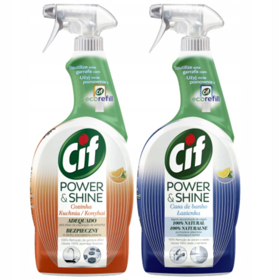 Cif Power Shine Spray Do Kuchni Azienki X Ml Erli Pl