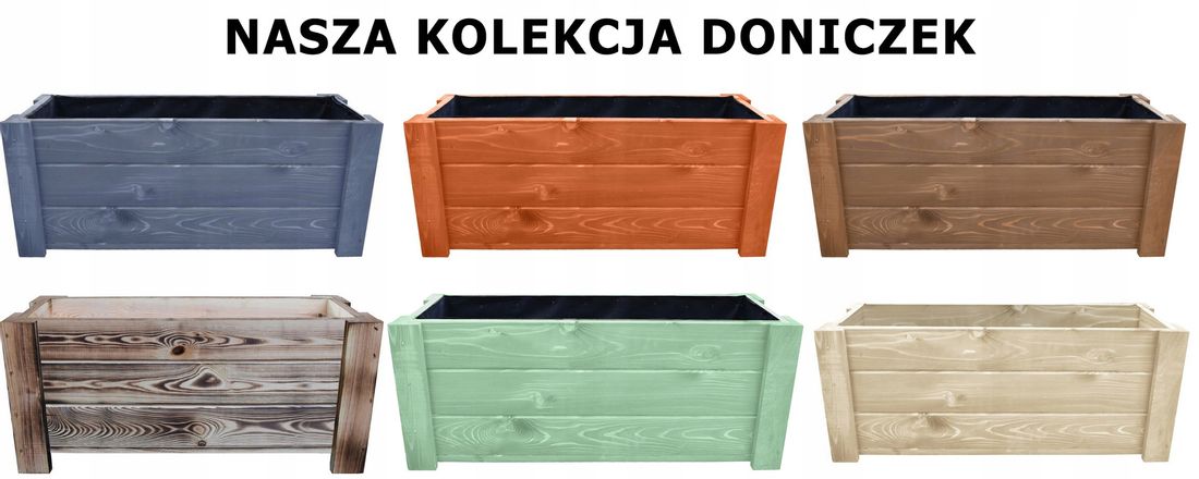 Drewniana Donica Skrzynka Doniczka Na Kwiaty Cm Erli Pl