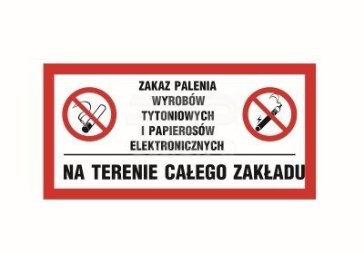 Znak Zakaz Palenia Wyrob W Tytoniowych I Papieros W Elektronicznych