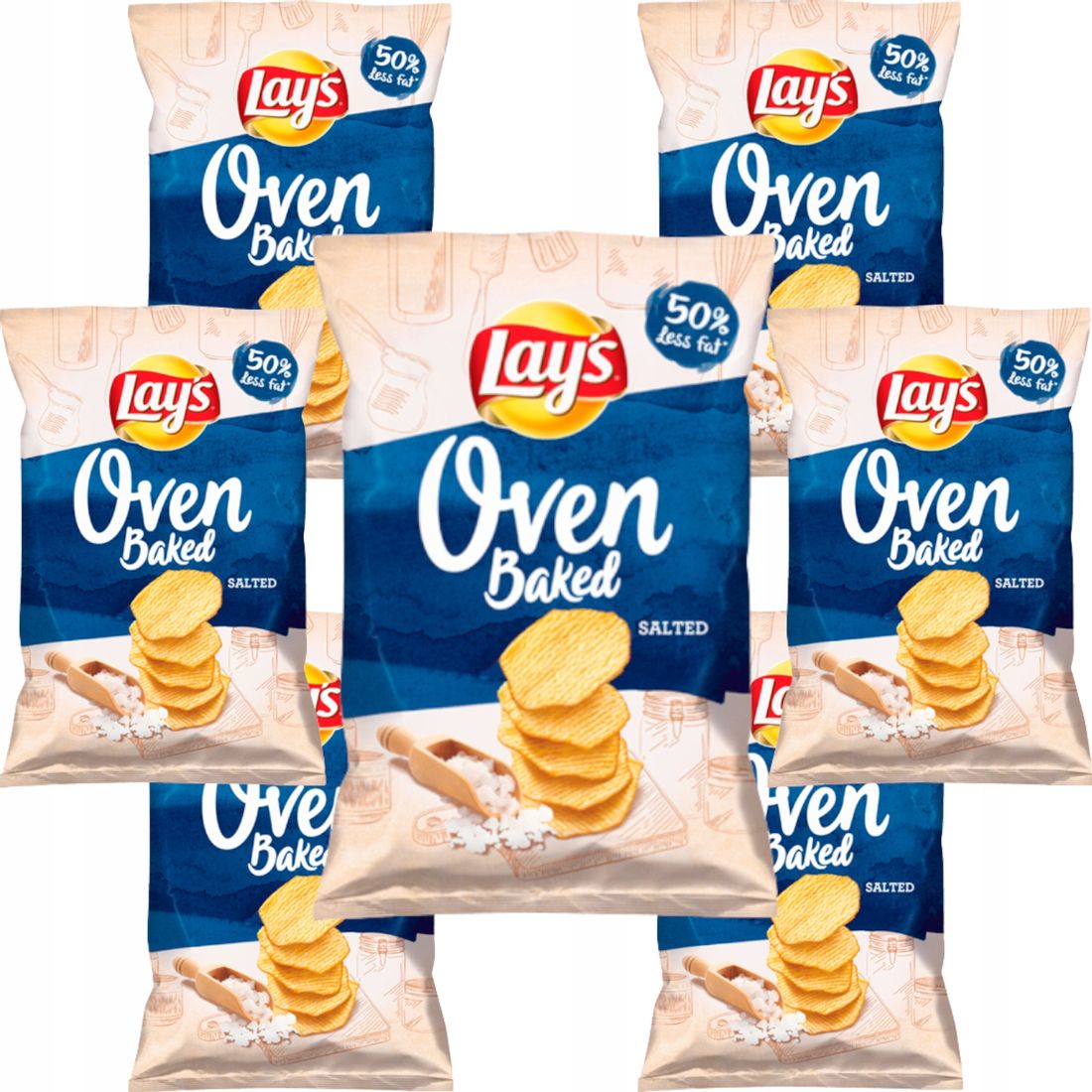 Lay S Lays Oven Baked Salted Chipsy Solone 7x125g ERLI Pl