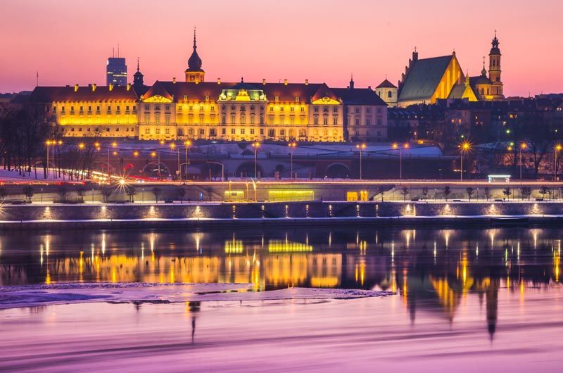 Warszawa Zamek Kr Lewski Bajkowy Zamek Plakat Pr Erli Pl