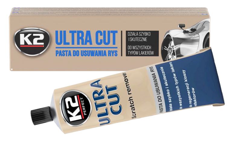 K2 ULTRA CUT PASTA POLERSKA DO USUWANIA RYS 100G ERLI Pl