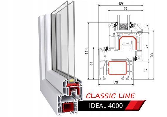 Okno Okna Pcv I Komorowe Ciep E Pasywne Ramka Erli Pl