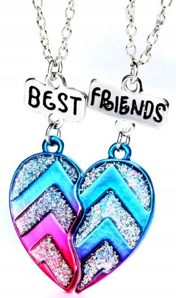 Naszyjniki Serce Dla Przyjaci Ek Best Friends Bff Erli Pl