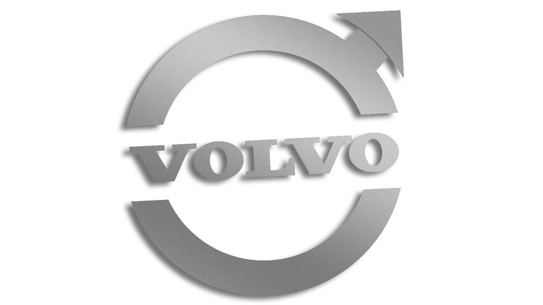 Wycinana Naklejka Volvo Logo Srebrna Erli Pl