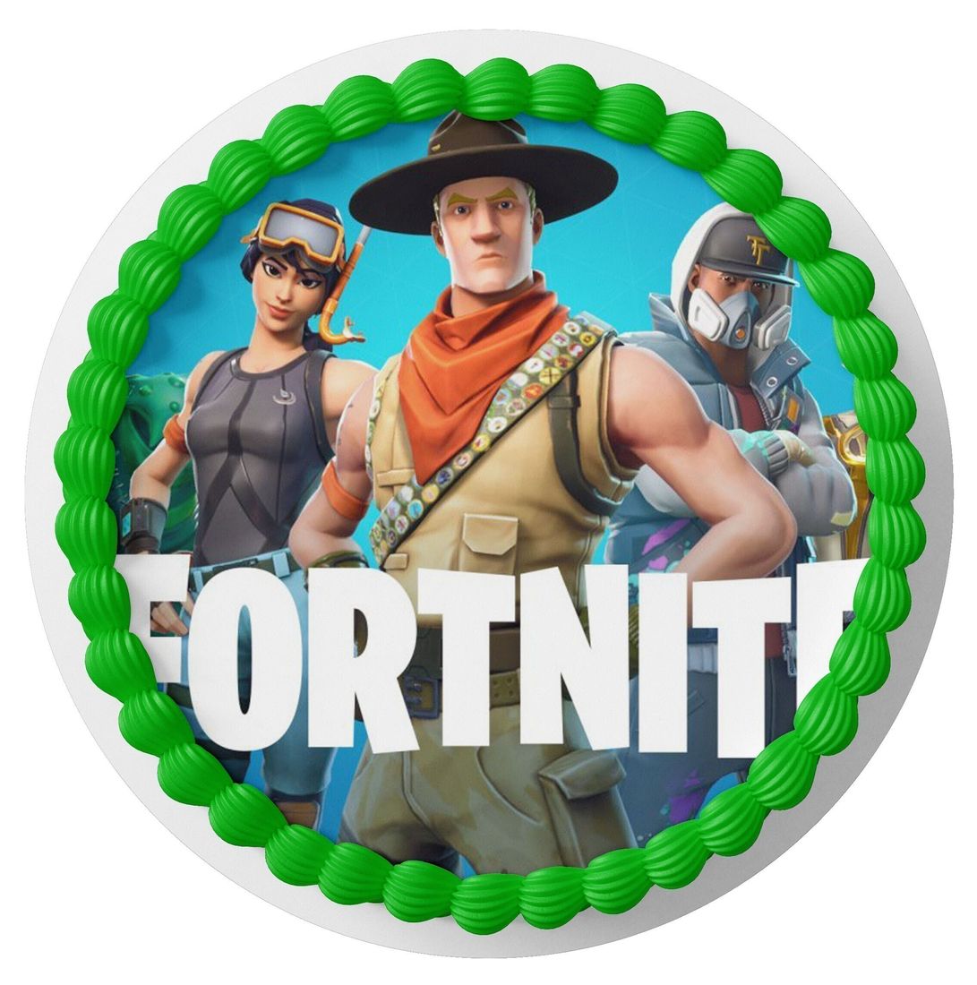 OPŁATEK NA TORT FORTNITE NAPIS GRATIS ERLI pl