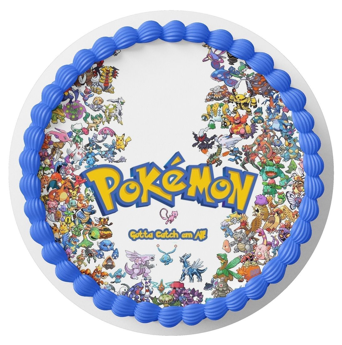 OPŁATEK NA TORT POKEMON NAPIS GRATIS ERLI pl