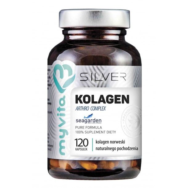 Kolagen Rybi Z Witamin C Kaps Myvita Arthro Silver Kolagen