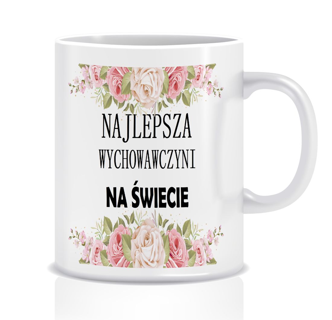 Kubek z nadrukiem dla wychowawczyni Najlepsza wychowawczyni na świecie