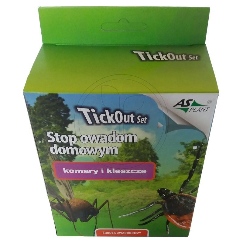 Asplant TickOut SET 2x250 ml Zestaw do oprysków na komary i kleszcze