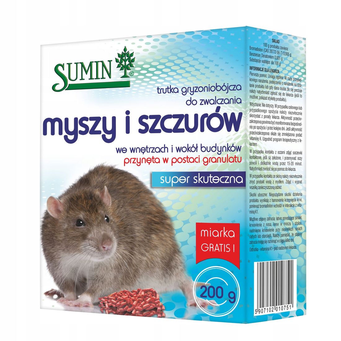 Sumin Trutka Granulowana Na Myszy I Szczury G Erli Pl