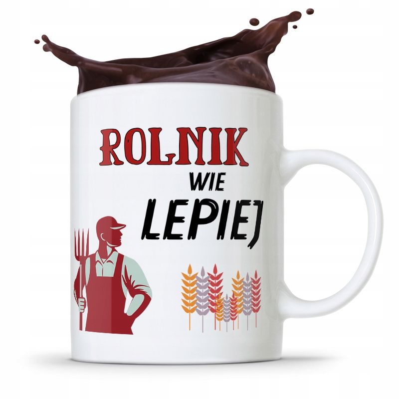 DLA ROLNIKA KUBEK ROLNIK WIE LEPIEJ NA PREZENT ERLI Pl