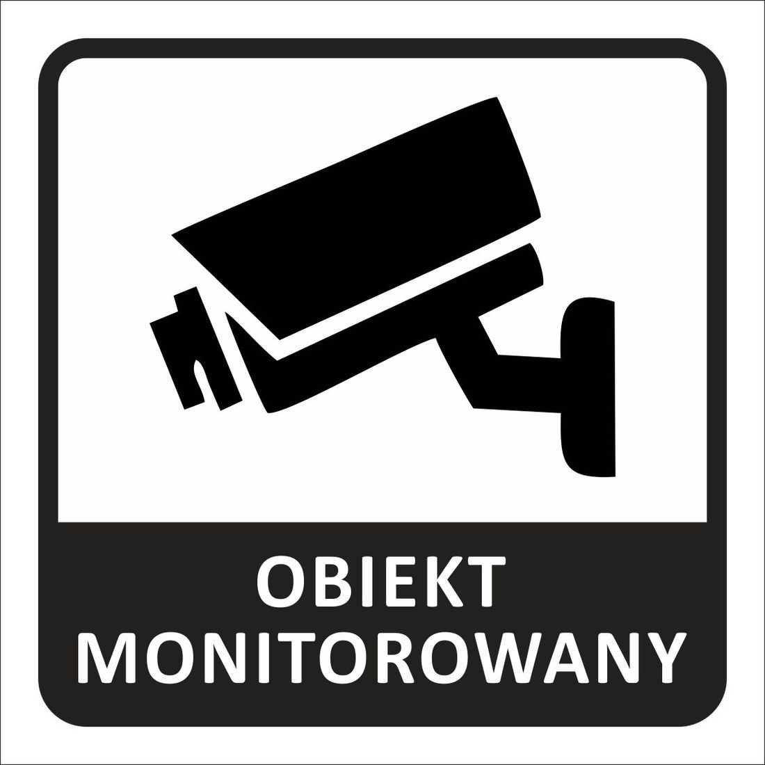 Tabliczka Pcv Znak Obiekt Monitorowany X Erli Pl