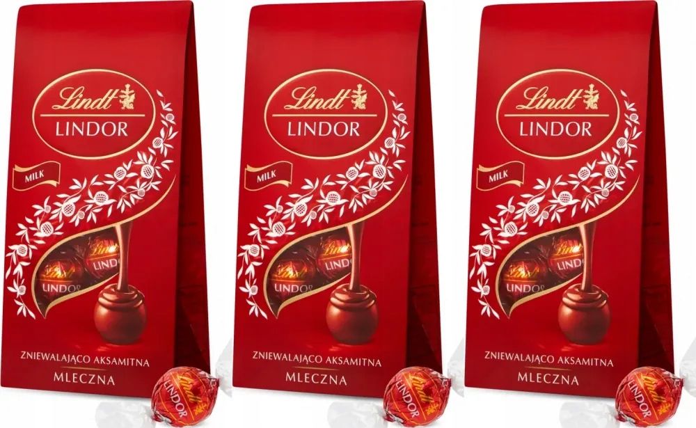 Praliny Lindt Lindor Milk Czekoladowy X G Erli Pl