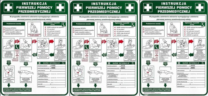 Instrukcja Pierwszej Pomocy Przedmedycznej X 3 ERLI Pl