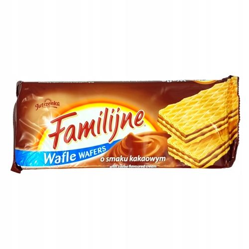 WAFLE FAMILIJNE JUTRZENKA KAKAOWE WAFELKI 180G ERLI Pl