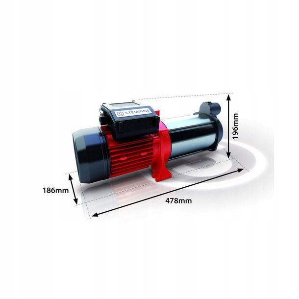 Pompa Ogrodowa 1300 W 6000 L H STERWINS 1300 JET SM5I 3 ERLI Pl