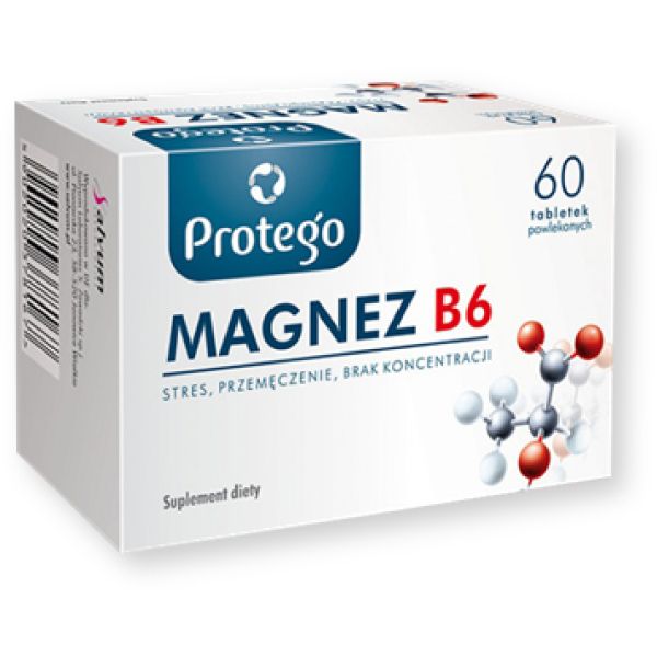 Protego Magnez B6 Tabletki Powlekane 60 Szt ERLI Pl