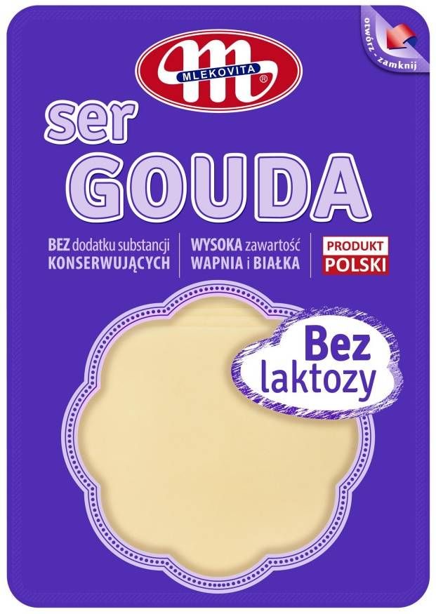 Ser Gouda Bez Laktozy Plastry 150 G Mlekovita ERLI Pl