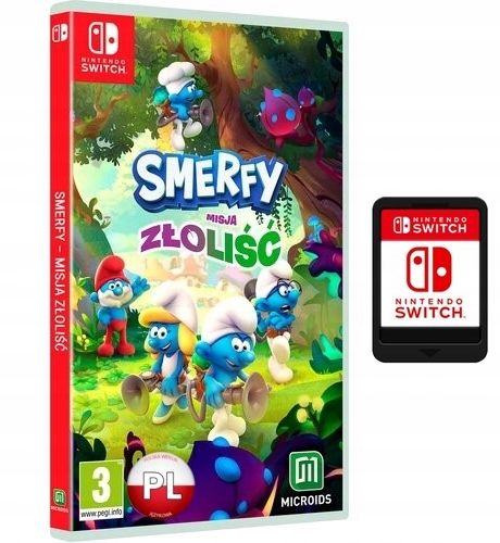 Smerfy Misja Z Oli Pl Gra Nintendo Switch Kartrid Polski