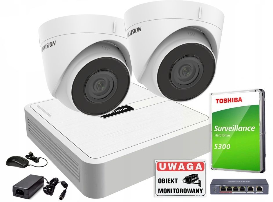 Hikvision Zestaw Monitoringu Ip Mp Zewn Trzny Poe Erli Pl