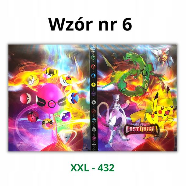 POKEMON 3D ALBUM NA KARTY KOLEKCJONERSKI 432 KARTY ERLI Pl