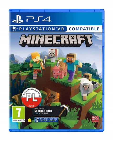 PS4 PS5 MINECRAFT BEDROCK EDITION PO POLSKU NOWA 135573291 ERLI Pl