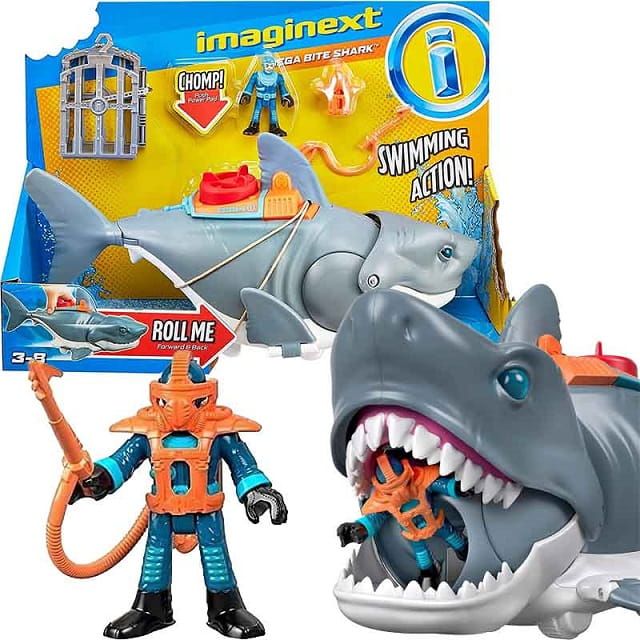 Imaginext Rekin Mega Szcz Ka Atak Rekina Gkg Erli Pl