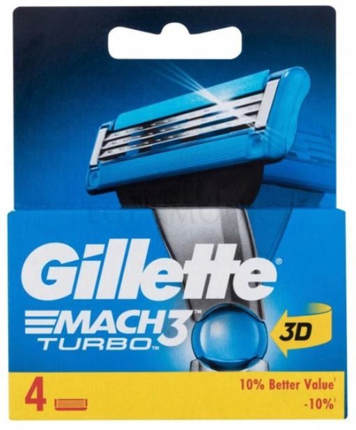 X Ostrza Do Golenia Gillette Mach Turbo Wk Ady Orygina Erli Pl