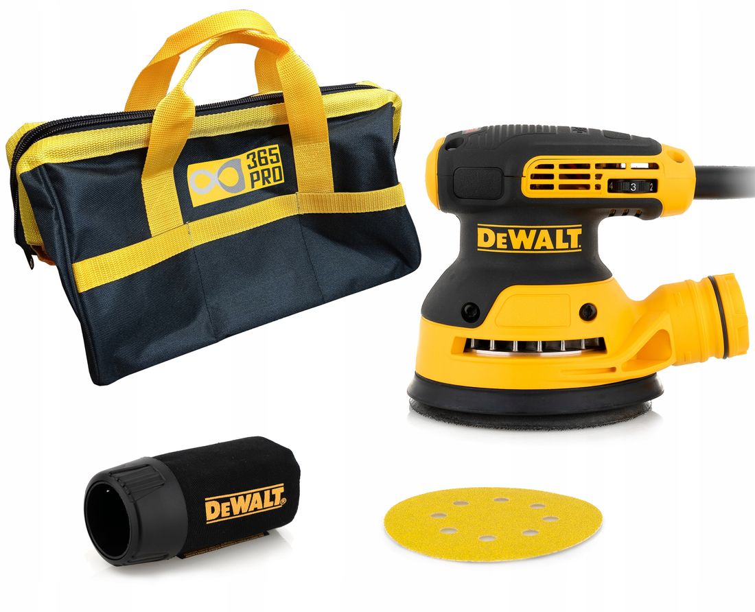 DEWALT SZLIFIERKA MIMOŚRODOWA DWE6423 280 W 125 MM ERLI pl