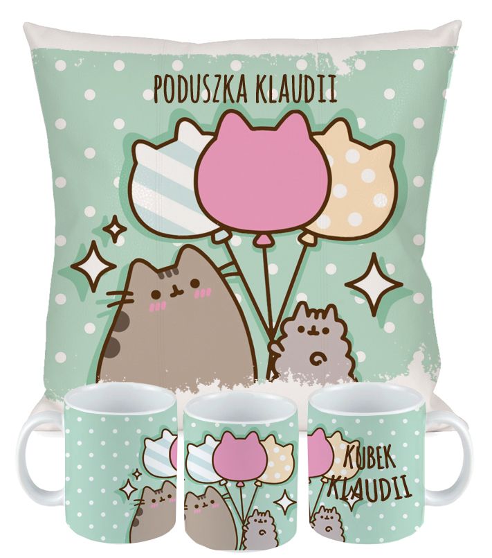 Zestaw Kubek Poduszka Pusheen Cat Imi Prezent Erli Pl