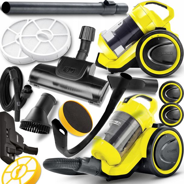 KARCHER VC 3 MOCNY ODKURZACZ DOMOWY DO DYWANU MAX ERLI Pl