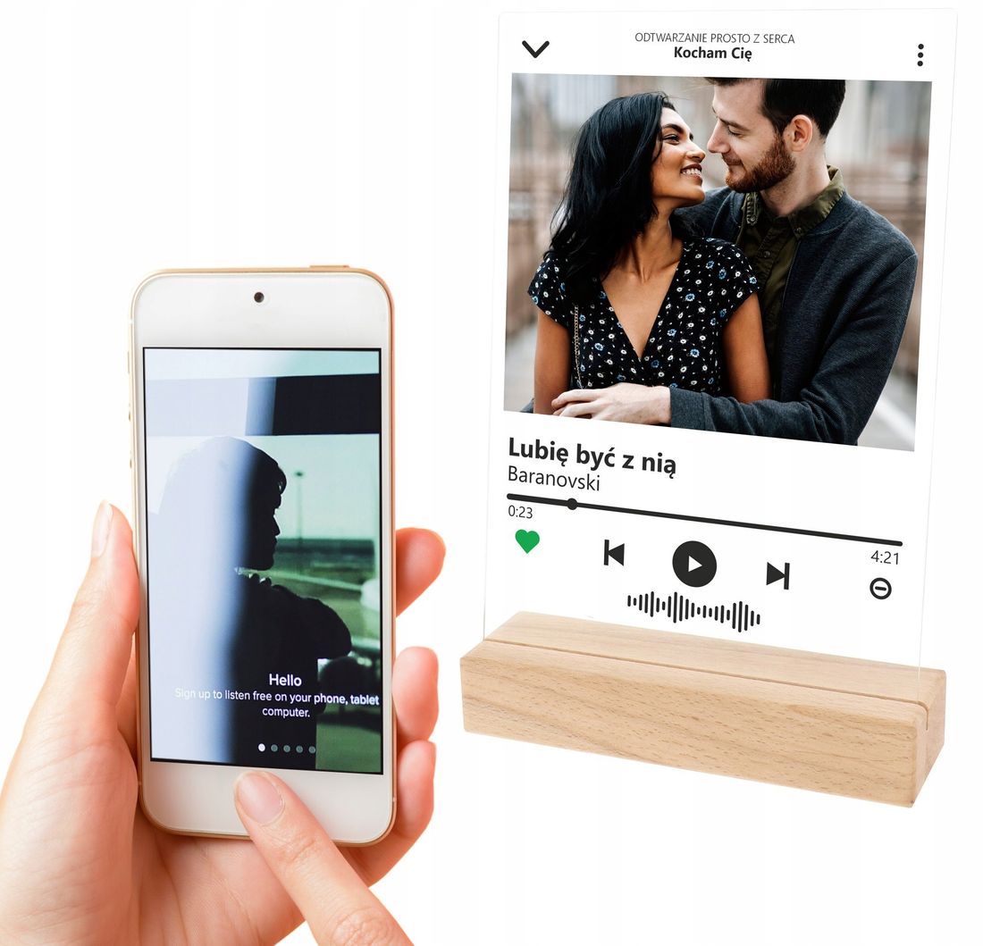 Prezent Ramka Twoje Zdj Cie Piosenka Tekst Spotify Erli Pl