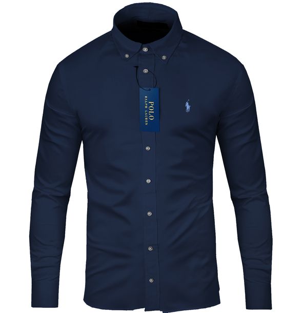 Ralph Lauren Koszula Męska Slim Fit Granatowa XXL ERLI pl