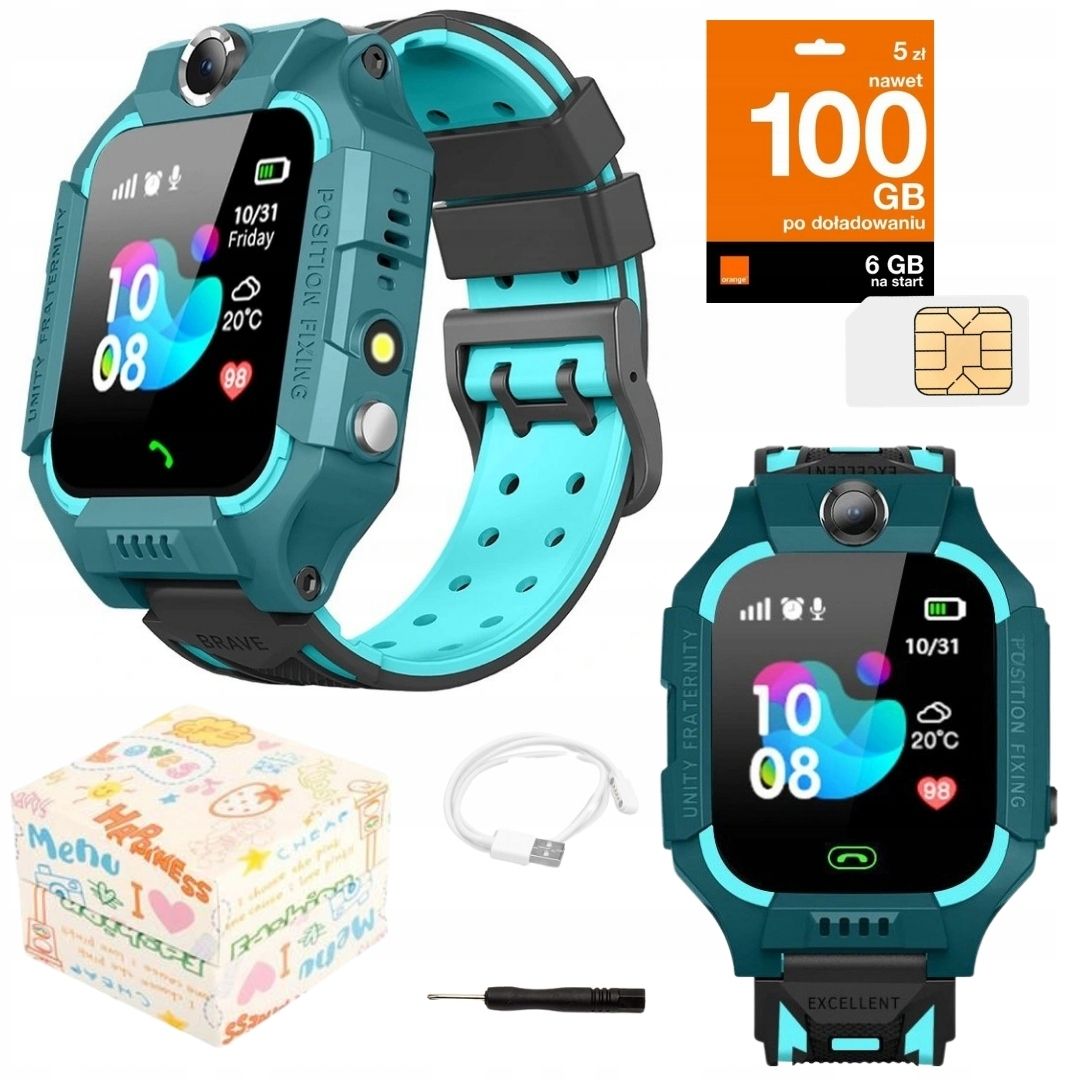 SMARTWATCH DLA DZIECI ZEGAREK LOKALIZATOR LBS SIM ERLI Pl