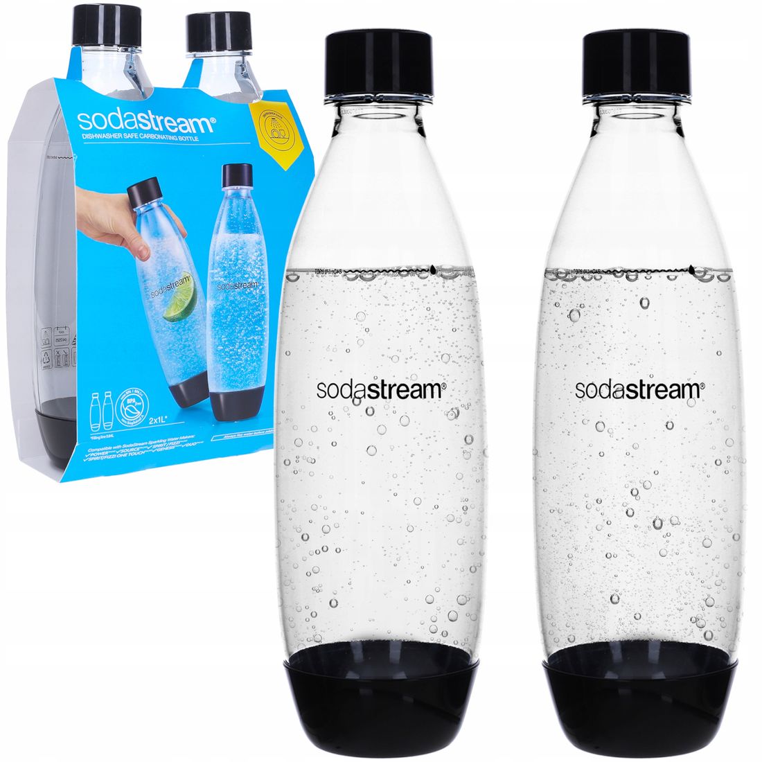 SODASTREAM BUTELKI DO SATURATORA SODA STREAM 2x1L ERLI Pl