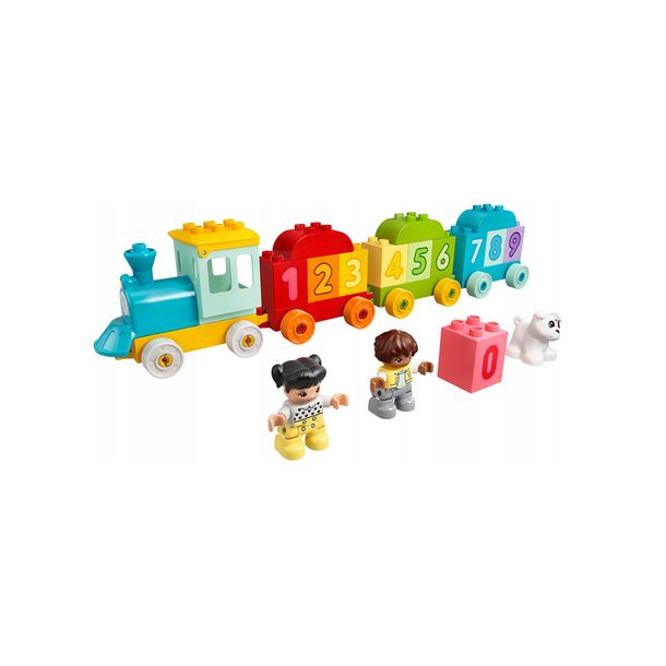 LEGO DUPLO LOT POCIĄG Z CYFERKAMI KLOCKI 10954 18M ERLI pl