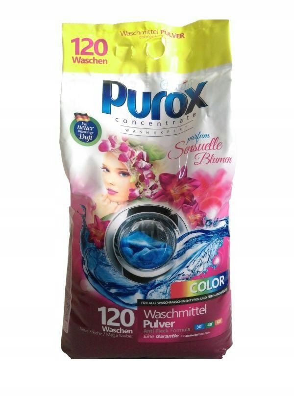 Purox Proszek Do Prania Perfumowany Color 9 2 Kg P ERLI Pl