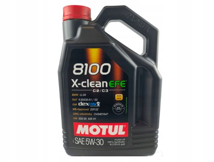 OLEJ MOTUL 5W 30 8100 X CLEAN EFE 4L ERLI Pl