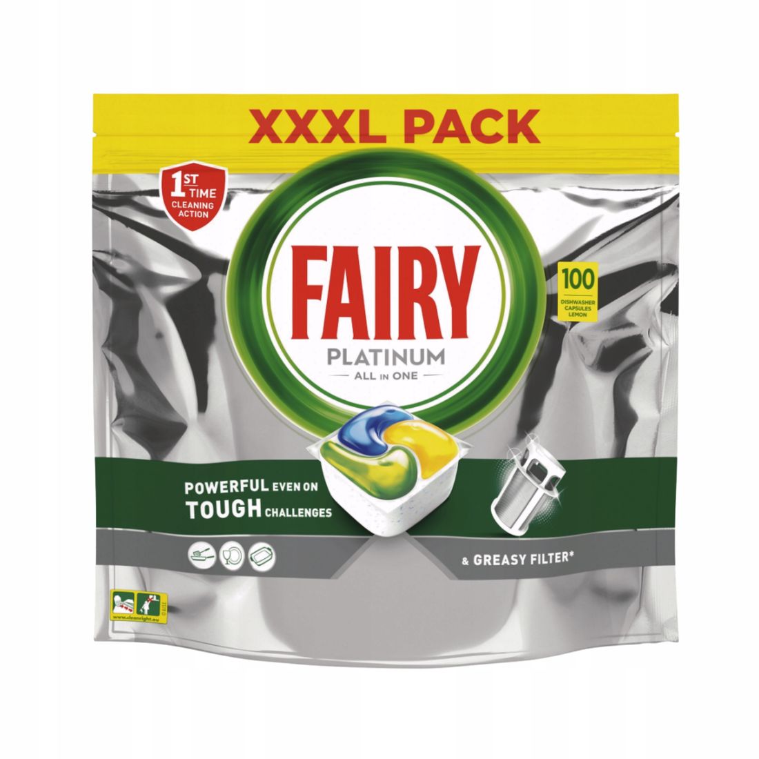 Fairy Platinum All In One Lemon Szt Kapsu Ki Do Zmywarki Erli Pl