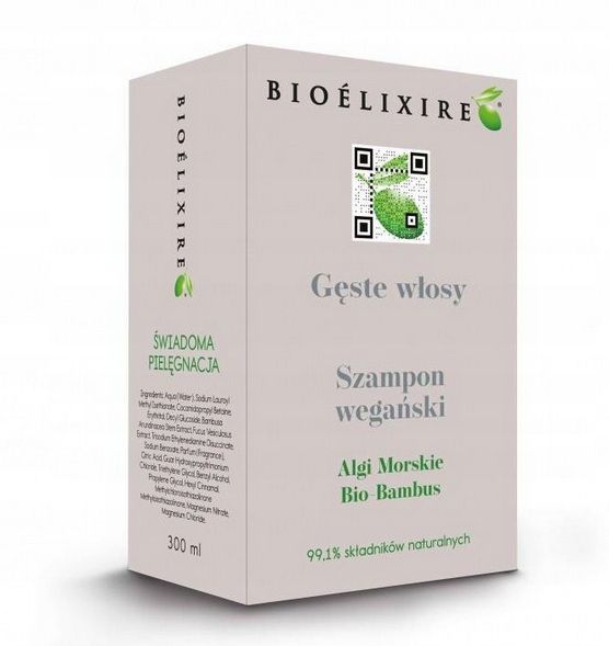 Bioelixire Szampon wegański Gęste włosy 300 ml 141429866 ERLI pl